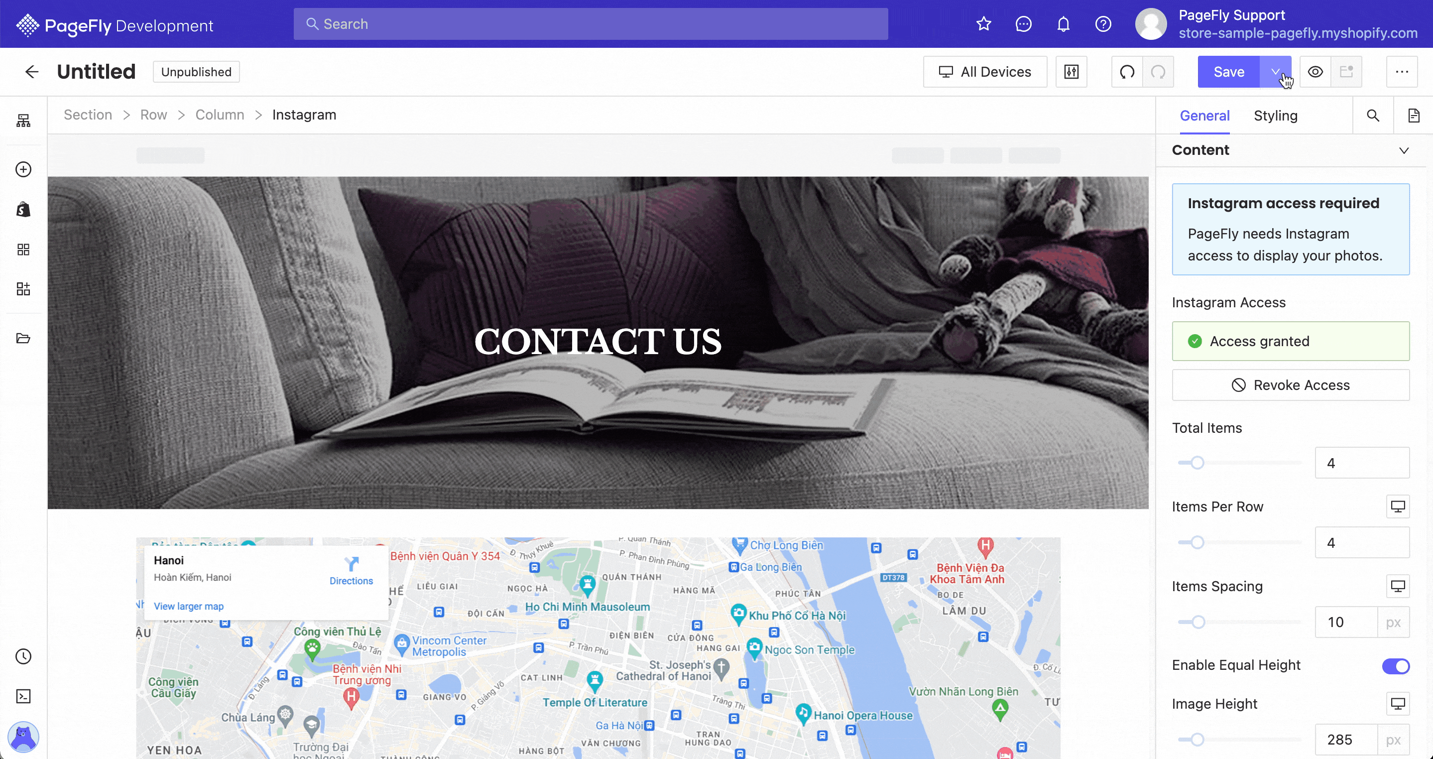contact us page