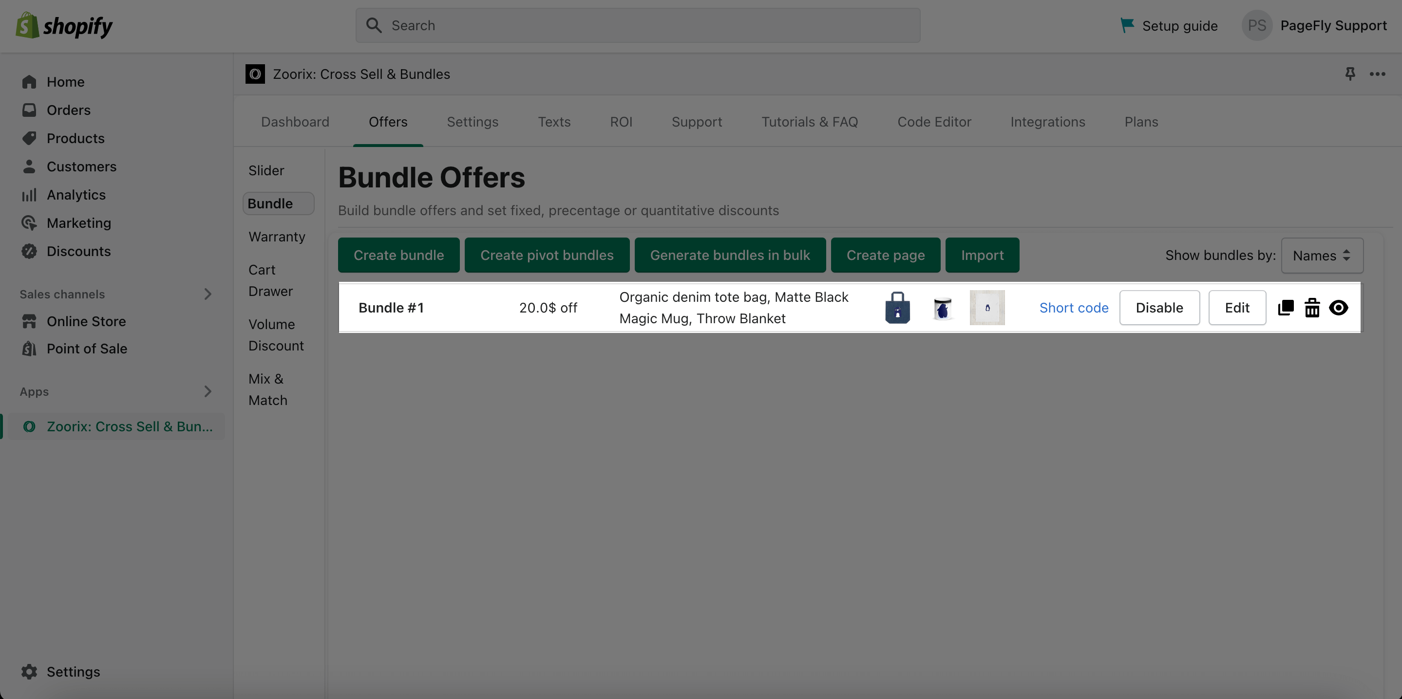 bundle example in Zoorix
