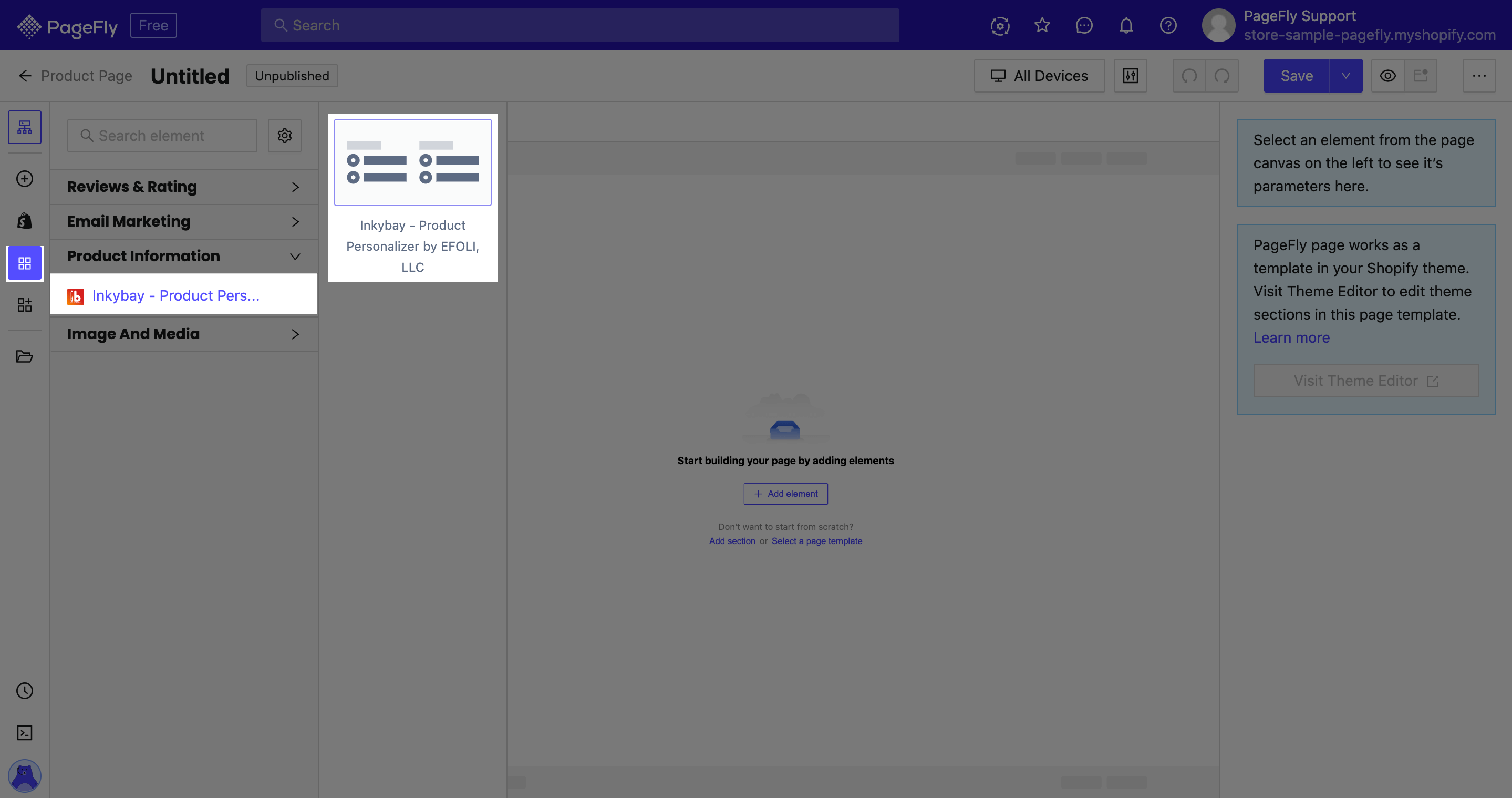 Inkybay Product Personalizer